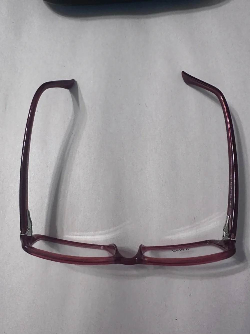 Fendi Maroon Logo-Print Frames - New